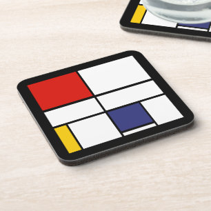 Piet Mondrian, Compositie C Bier Onderzetter