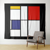 Piet Mondrian, Compositie C Wandkleed (In Situ (horizontaal))