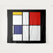 Piet Mondrian, Compositie C Wandkleed (Voorkant (horizontaal))