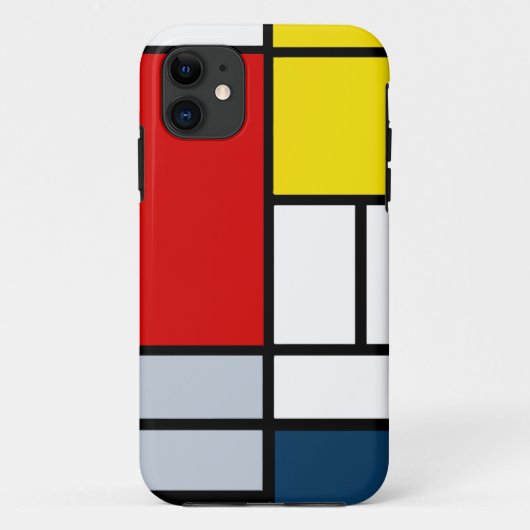 Piet Mondrian Compositie Case-Mate iPhone Case (Achterkant)