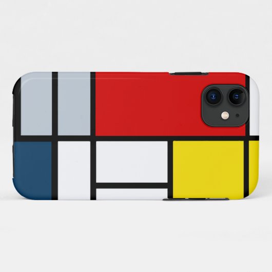 Piet Mondrian Compositie Case-Mate iPhone Case (Achterkant (horizontaal))