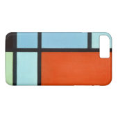 Piet Mondrian Compositie Case-Mate iPhone Case (Achterkant (Horizontaal))