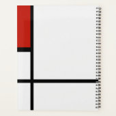 Piet Mondrian - Compositie Geometrisch Abstract Planner (Achterkant)