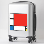 Piet Mondrian, Compositie ii Sticker (Koffer)