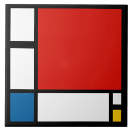 Piet Mondrian, Compositie ii Tegeltje