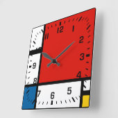 Piet Mondrian, Compositie ii Vierkante Klok (Hoek)