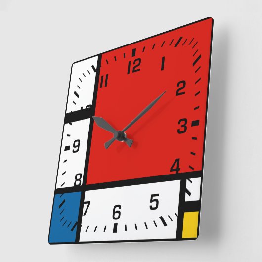 Piet Mondrian, Compositie ii Vierkante Klok (Hoek)