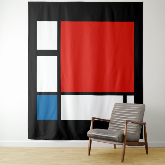 Piet Mondrian, Compositie ii Wandkleed (In situ)