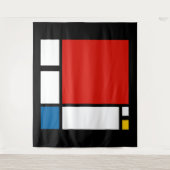 Piet Mondrian, Compositie ii Wandkleed (Voorkant)