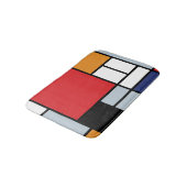 Piet Mondrian - Compositie met groot rood vlak Badmat (Gekanteld)