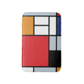 Piet Mondrian - Compositie met groot rood vlak Badmat (Voorkant Verticaal)