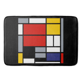Piet Mondrian, Compositie met groot rood vlak Badmat