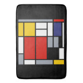 Piet Mondrian, Compositie met groot rood vlak Badmat (Voorkant Verticaal)