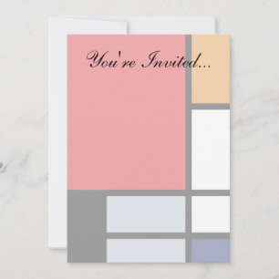 Piet Mondrian - Compositie met groot rood vlak Kaart