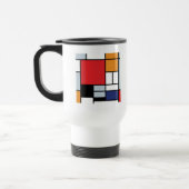 Piet Mondrian - Compositie met groot rood vlak Reisbeker (Links)