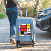 Piet Mondrian, Compositie met groot rood vlak Sticker (Koffer Insitu)