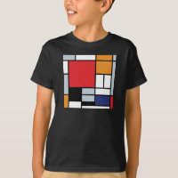 Piet Mondrian - Compositie met groot rood vlak