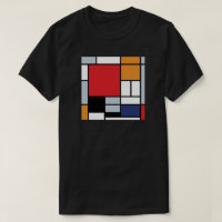 Piet Mondrian - Compositie met groot rood vlak
