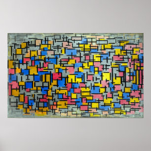 Piet Mondrian Compositie Poster
