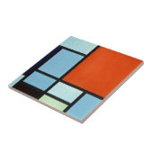 Piet Mondrian Compositie Tegeltje (Zijkant)