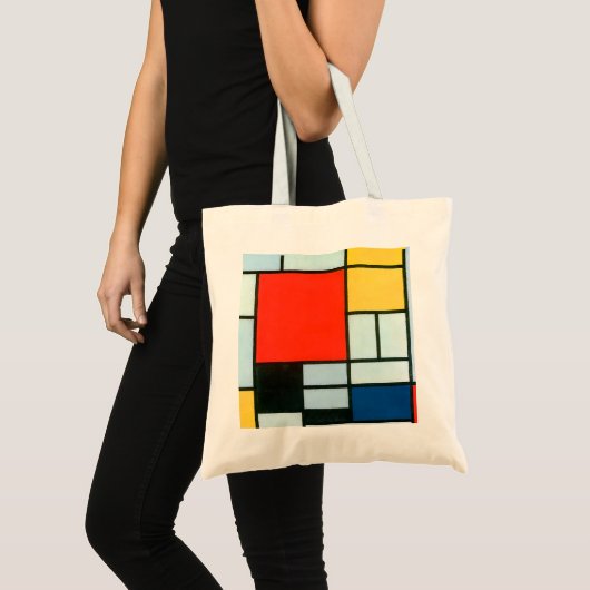 Piet Mondrian Compositie Tote Bag (Voorkant (product))