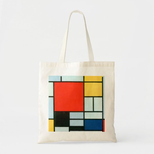 Piet Mondrian Compositie Tote Bag (Voorkant)