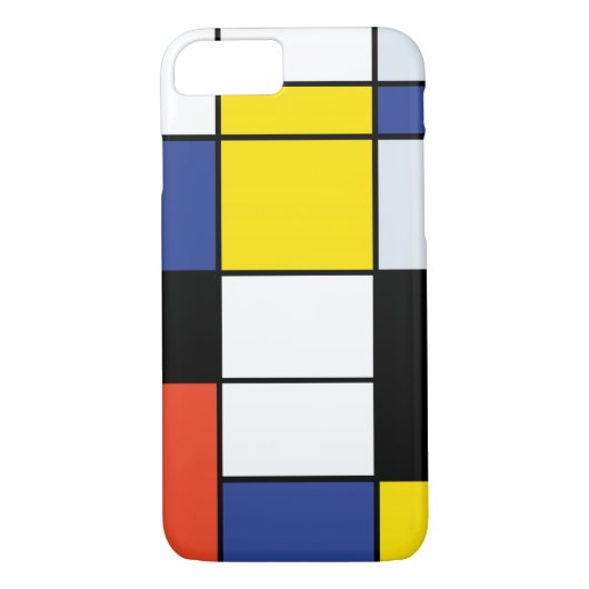 Piet Mondrian Composition A - Abstracte moderne ku Case-Mate iPhone Case (Achterkant)