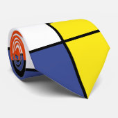 Piet Mondrian Composition A - Abstracte moderne ku Stropdas (Opgerold)