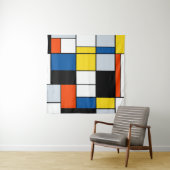 Piet Mondrian Composition A - Abstracte moderne ku Wandkleed (In situ)