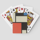 Piet Mondrian Composition Abstract Painting Pokerkaarten (Achterkant)