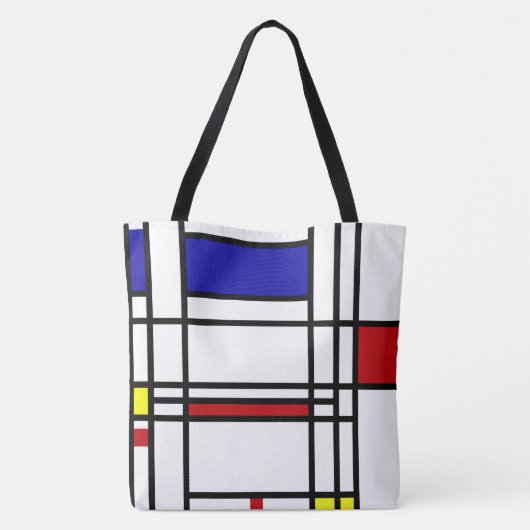 Piet Mondrian , “ Composition No.10 ” Tote Bag (Achterkant)