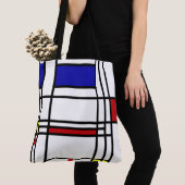 Piet Mondrian , “ Composition No.10 ” Tote Bag (Dichtbij)