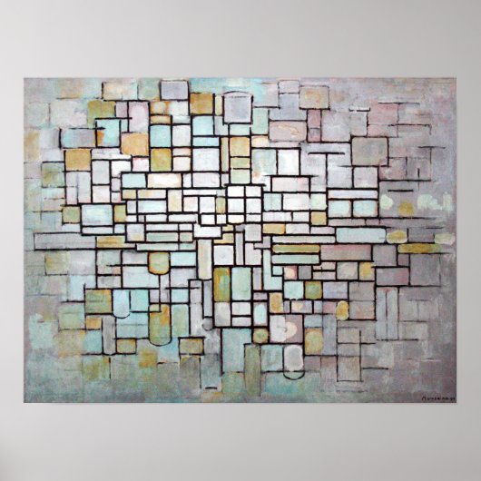 Piet Mondrian Composition No. II Poster (Voorkant)