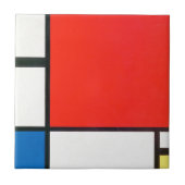 Piet Mondrian Composition With Red Tegeltje (Voorkant)