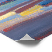 Piet Mondrian door het Zee beroemde schilderijen Poster (Hoek)