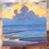 Piet Mondrian door het Zee beroemde schilderijen Raamsticker (Vel 2)