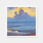 Piet Mondrian door het Zee beroemde schilderijen Servet (Voorkant)