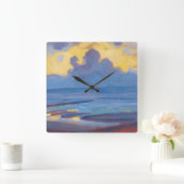 Piet Mondrian door het Zee beroemde schilderijen Vierkante Klok (Huis)