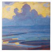 Piet Mondrian door het Zee Fanous Painting Tegeltje (Voorkant)