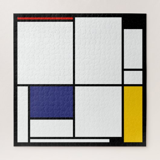 Piet Mondrian, Groot Schilderij 1 Legpuzzel (Verticaal)
