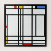Piet Mondrian, Grote Compositie 10 Legpuzzel (Horizontaal)