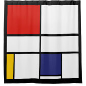 Piet Mondrian, Grote Compositie C Douchegordijn (Voorkant)