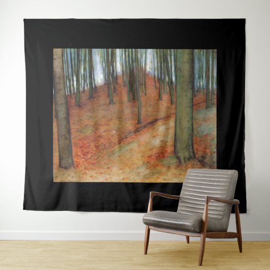 Piet Mondrian, Hout met Beukenbomen Wandkleed (In Situ (horizontaal))