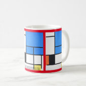 Piet Mondrian Koffiemok (Voorkant rechts)