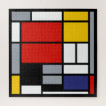 Piet Mondrian, Large Composition with Red Plane Legpuzzel<br><div class="desc">Puzzle inspired by Piet Mondrian's Composition with Large Red Plane,  Yellow,  Black,  Gray,  and Blue De Stijl modern art painting. Customizable.</div>