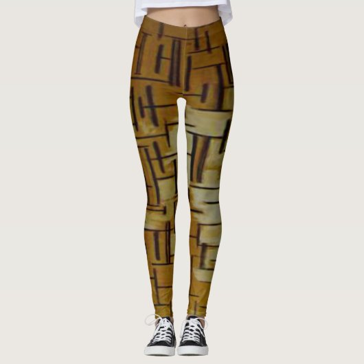 "Piet Mondrian" Leggings (Voorkant)
