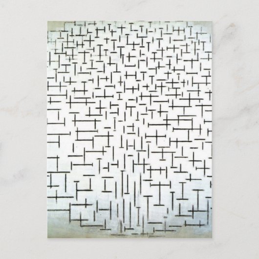 Piet Mondrian Modern Art Briefkaart (Voorkant)