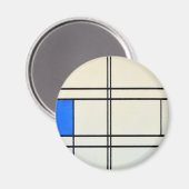 Piet Mondrian Modern Art Magneet (Voorkant / Achterkant)