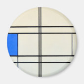 Piet Mondrian Modern Art Magneet (Voorkant)