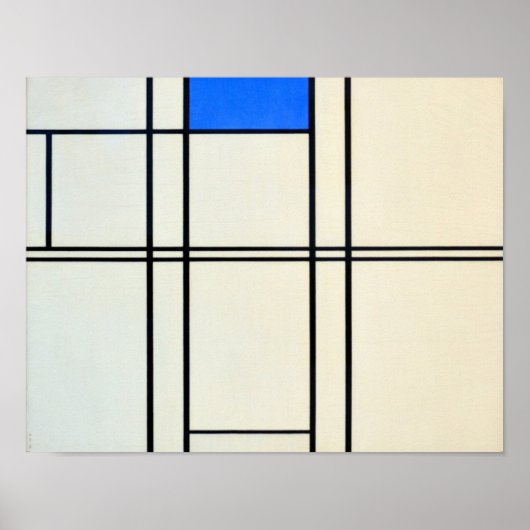 Piet Mondrian Modern Art Poster (Voorkant)